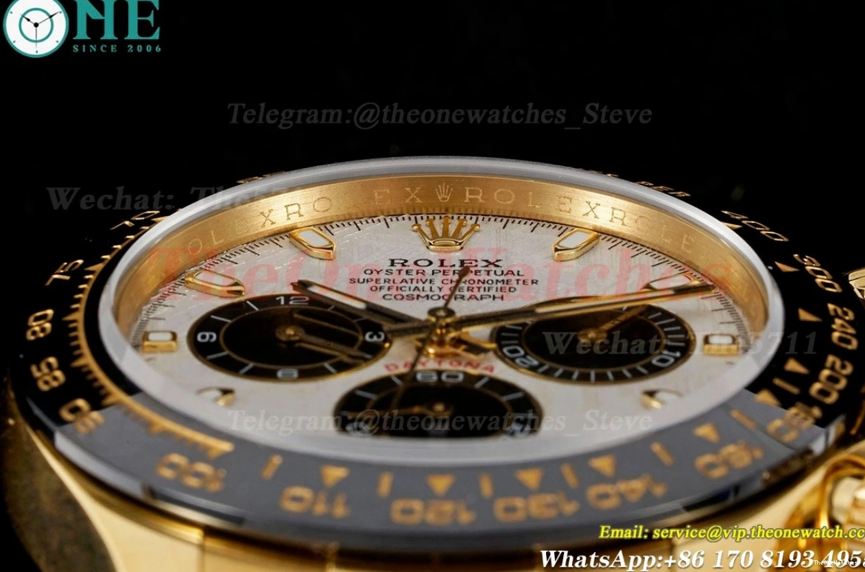 SH4130 QF Daytona 40MM RU Blk YG Weight) 116518 Meteorite V3(Gain 0419